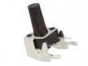 Microswitch drukknop (maakcontact) 6x6x11mm vertikaal